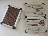 Leather Case Manicure Set