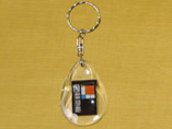 Water-Drop Shape Acrylic Keychains Keyring