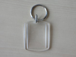 Promotional Blank Clear Acrylic Keyring Keychains