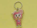 Cute Cartoon Design Acrylic Keyring