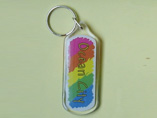 Transparent Acrylic Keychain Keyring