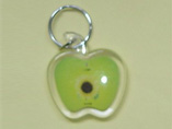 Apple Shape Acrylic Keyring