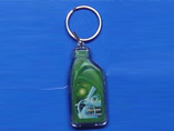 Clear Bottle Shape Acrylic Keychain