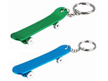 Skateboard Shape Bottle Opener Keyring