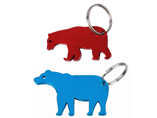 Bear Shape Bottle Opener Keyring