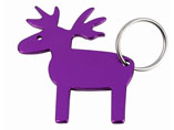 Hot Selling Deer Shape Bottle Opener Keyring