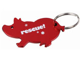 Cute Pig Shape Bottle Opener Keyring