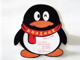 Customized Penguin Shape Mouse Pad