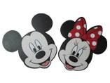 Mickey Mouse Shape Mouse Pad for Promotion