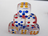 Transparent Dice with Your Design