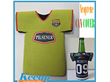 T-shirt neoprene beer cover bottle sleeve holder