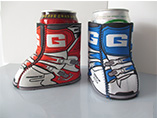 Fuuny shoe neoprene can cooler beer cover