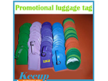 Logo Printed Leather Baggage Tag