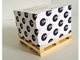 Custom Branded Logo Wooden Pallet Memo Pad Sticky Note Cube