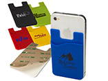 Promotional Silicone Smart Card Wallet with 3M Sticky