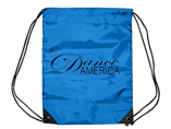Give away 210D polyester Drawstring Backpack