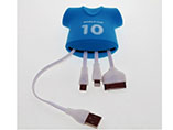 Sports Shirt USB data Cable Multi-function Charger 