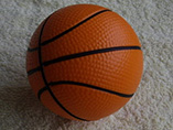 cheap giveways 6.3cm PU stress basketball