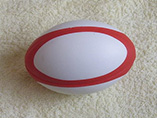 Customized Anti Stress Rugby Balls PU Stress Reliev