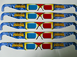Logo Branded Cheap 3D Paper Glasses for Cinema from