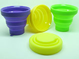 Advertising Giveaways Eco-friendly Silicone Rubber Folding Cup