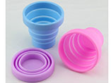 Wholesale promotional gifts Collapsible facial silicone traveling cup