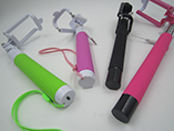 Cell Phone Folding Cable Colorful Selfie Stick?