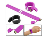 New Custom Logo Promotional Silicone Wrist band USB flash drives