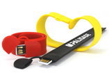 Custom logo wristband USB flash memory disk