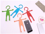 Advertising eco-friendly imprinted silicone deformable figure shape phone holder