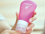 Custom logo promotional Silicone travel bottle