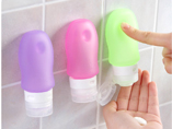 New design portable silicone travel liquid bottle w