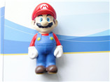 wow!PU super mario shaped promo lovely toy