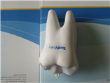 customized tooth shaped PU stress ball