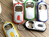 Customized Bottle Opener Keychain with LED Light