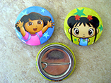 Promotional Round Shape Tin Button Badge