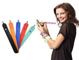 Custom Stylus Pen silicone slap bracelet hand wrist