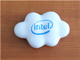 2016 PU cloud white shape stress ball