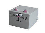 customized cat stress reliever in cube shape  for promotional