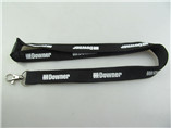 wholesale black satin neck lanyard for advertising