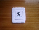 hotsale white cotton sport sweatband