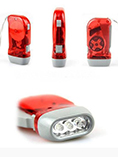 rechargeable hand crank flashlight