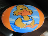 Customize Cute duck printing eco-friendly PVC beach