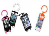 custom bendable silicone mobile phone holder for promotional
