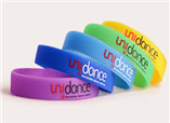 Custom colorful deboss printing Wristbands