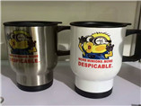 Minions printing stainless Car Cup for promotion