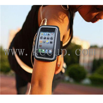 Customized Neoprene + PVC armband for iphone/iphone