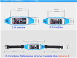 Customize Waterproof Sport Running Belt Waist Bag For iphone 6