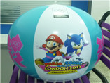 Colorful inflatable belly bump Beach Ball for Outdo