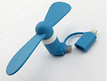 Advertising 2 in 1 mini usb fan for phone